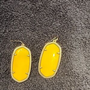 Kendra Scott Vibrant Yellow Earrings
